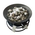 Bronze Portable Steel Liquid Propane Fire Pit